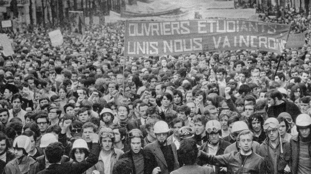 La tradition du 1er mai la fete du travail le muguet et le vocabulaire de la greve Mai 68 ©INA 1